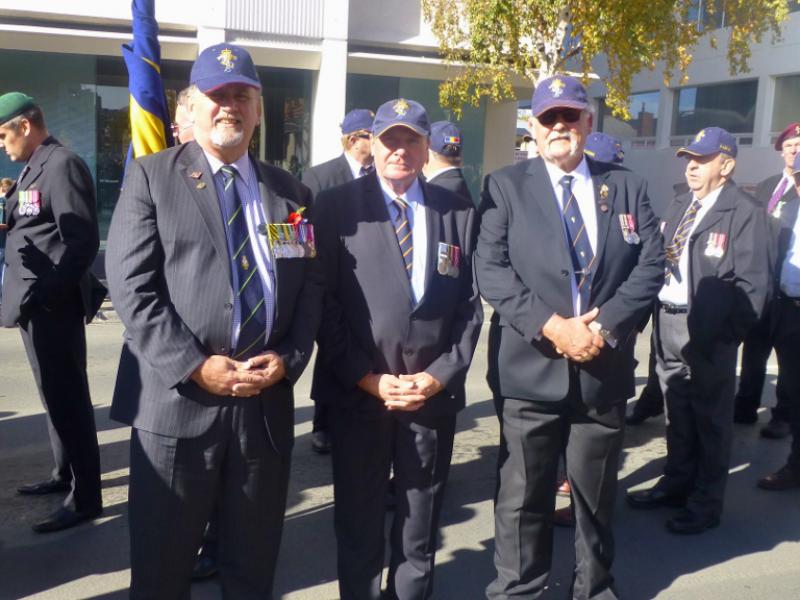 ANZAC Day 2014 Dave, Rolly and Mick